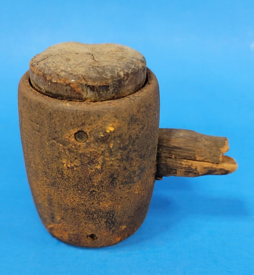 Mallet Hammer Head Metal With Wood/Rawhide Faced Insert Ends eBay