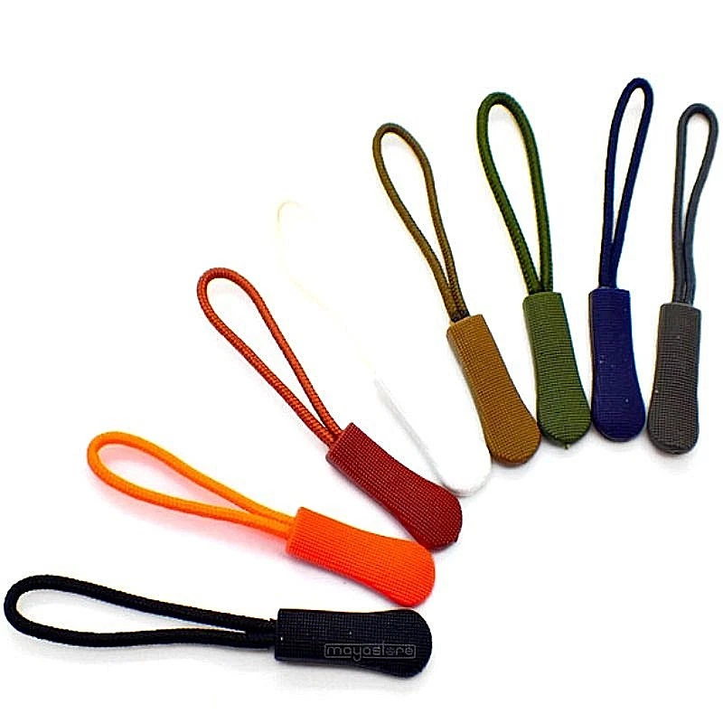 MARKENLOS REIßVERSCHLUSSANHÄNGER PULL ZIPPER GUMMI SCHWARZ REIßVERSCHLUß ERSATZ REPARATUR