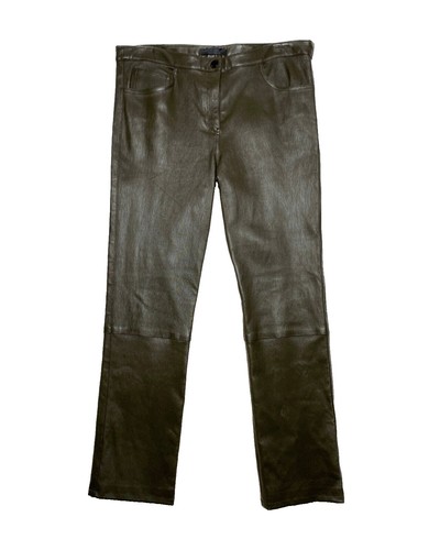 THE ROW ANDRES PANT Layered Pants 5625 W2233 Black L Used MESC-0  
