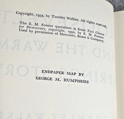 Franklin Roosevelt and the Warm Springs Story by Turnley Walker - 1953 Signed HC - Picture 6 of 6