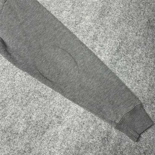 Paradise Collection Men's L Gray Long Sleeve 1/4 Zip Sweater Classic Basic - Picture 8 of 11