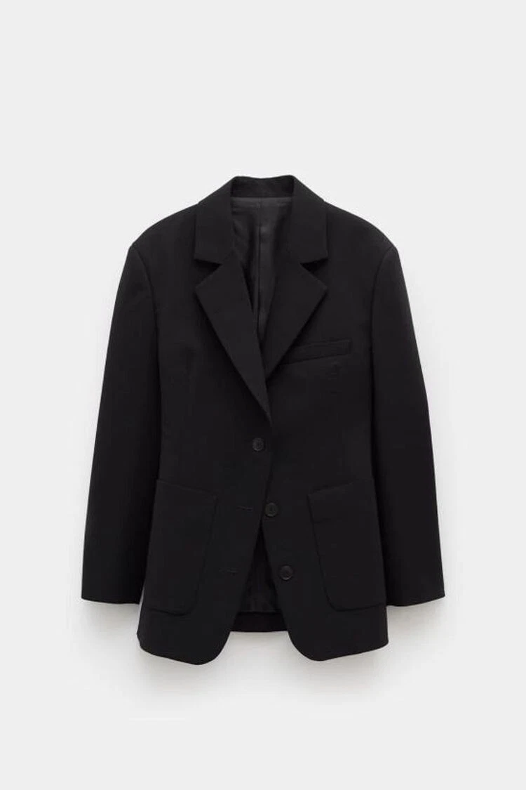 Lanvin — Lanvin single-breasted blazer BLACK SZ 36