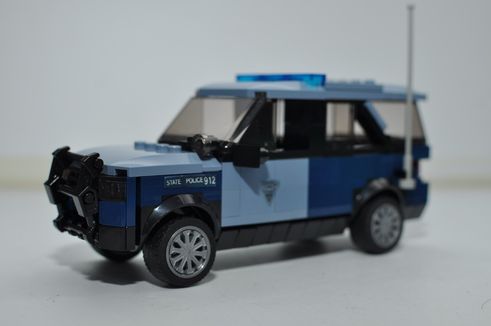 Custom Police Interceptor Utility Miami Dade White Compatible with LEGO®  Bricks