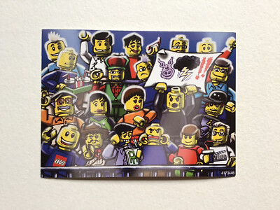 Lego Rare Paper Cardboard Backdrop Spiderman Action Pack 10075 Wrestling  1375