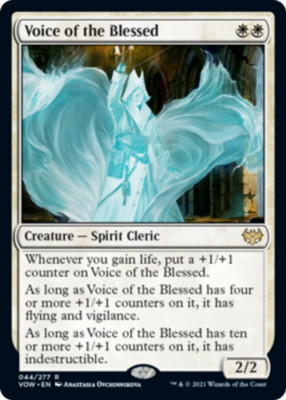 VOICE OF THE BLESSED X 1 N/M INNISTRAD CRIMSON VOW MAGIC THE GATHERING
