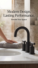 Pfister Contempra Bathroom Sink Faucet 8 in Widespread 2 Handle Matte Black LG49