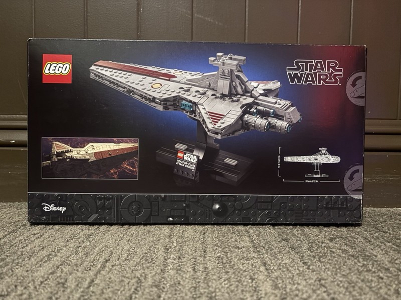 LEGO Star Wars Venator-Class Attack Cruiser Building Set for Adults