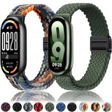 Replacement Nylon Watch Strap for Xiaomi Mi Band 10 9 8 Soft Breathable Band