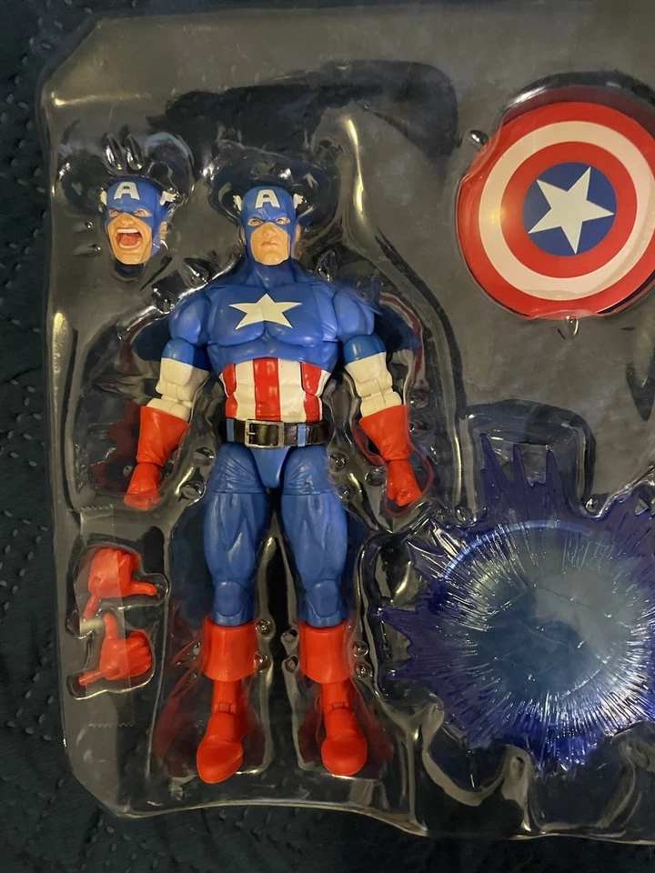 Marvel vs Capcom Captain America Marvel Legends Gamerverse ОТДЕЛЬНО ВНУТРИ КОРОБКИ  - Изображение 3 из 3