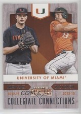 2015 Panini Contenders Collegiate Connections Andrew Suarez David Thompson 0m8