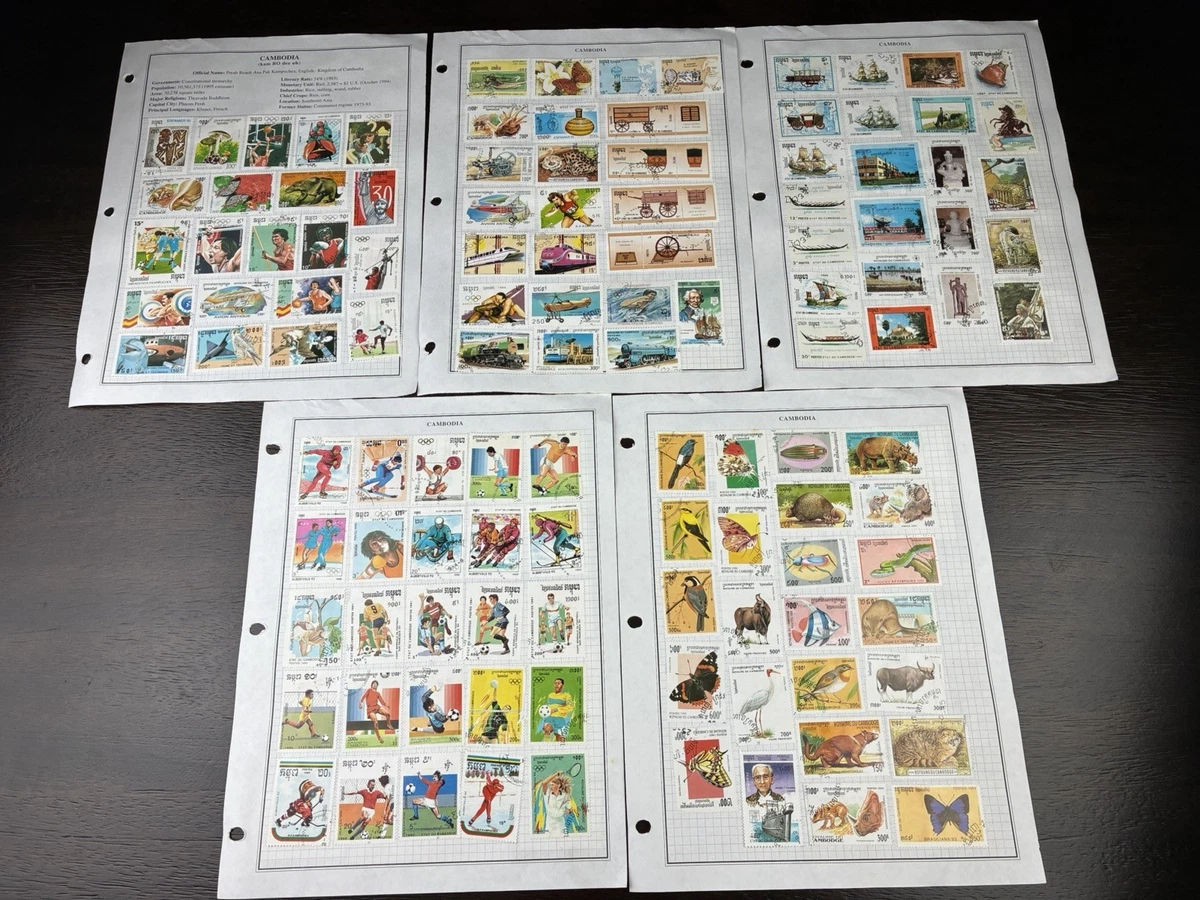 Collection Cambodian Stamps for sale | eBay