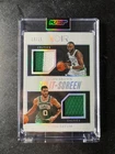 Noir 2024-25 Jaylen Brown and Jayson Tatum Split Screen Game Worn Patch /15