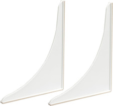 EZ-FLO 7 X 9 Inch White Bathroom Shower Splash Guard, Pack of 2, 15266