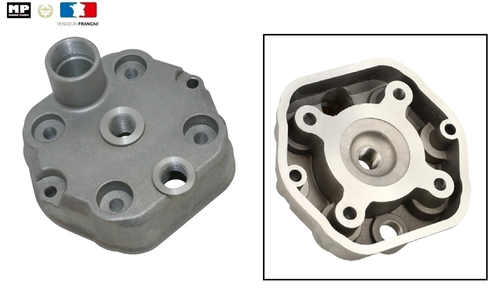 Culasse alu Derbi Senda et GPR pour moteur 50cc à 6 trous