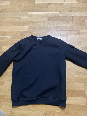 Stone Island Herren Pullover schwarz M Strick Rundhals Langarm Logo