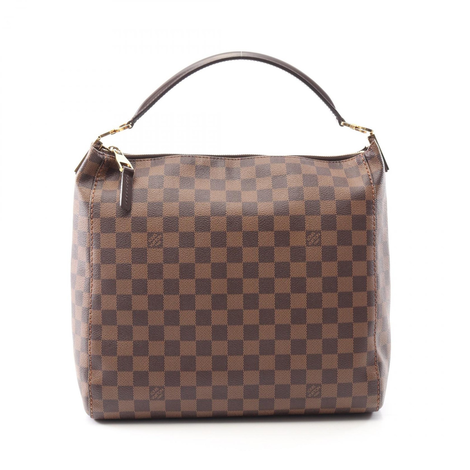 Borsa a tracolla Louis Vuitton Port Perro PM N41184 Damier canvas Ebene usata...