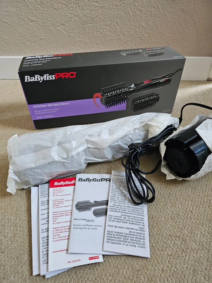 BaBylissPRO Rotating 800 Durchmesser 40/50 mm neu unbenutzt 