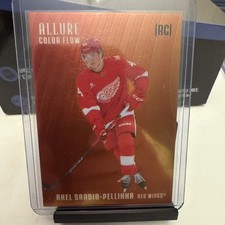 2025-26 UD Allure Hockey Axel Sandin-Pellikka RC Color Flow Red-Orange #CF-AS