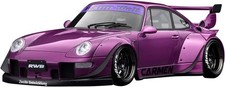 TK.Company ignition model 1/18 Porsche RWB 993 IG3623 Purple Metallic Car New