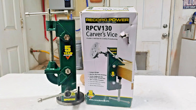 Record Power RPCV 130 Carver's Vise Heavy Duty Cast Iron Vice