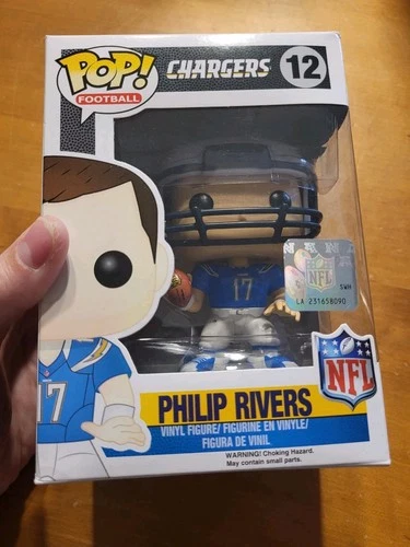 Funko Pop Football NFL Chargers PHILIP RIVERS #12 READ