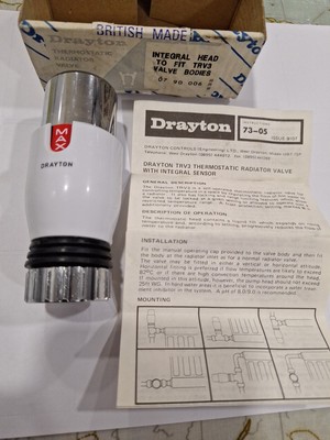 Drayton TRV3 Replacement Head (TRV 4c) UK