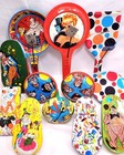 1950s Mcm Lot* Us Metal Toy Vintage Noisemakers Party New Years Eve Clown Dance