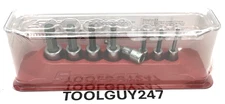 SNAP ON TOOLS 1/4" 3/8" Dr 1/8"- 3/8" ball-end Hex Socket Driver Set 208EFTABY