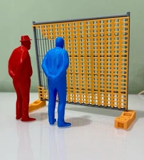 Umarell Coppia Di Amici con rete da Cantiere