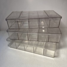 Lot 3 Plastic 35mm Slide Holding Cases