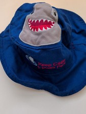 Flapjack Toddler Reversible Bucket Sun Hat Upf 50 Shark Alligator