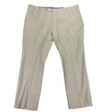 Tommy Hilfiger Mens Hall Modern Fit Linen Blend Suit Pants Tan 44x30