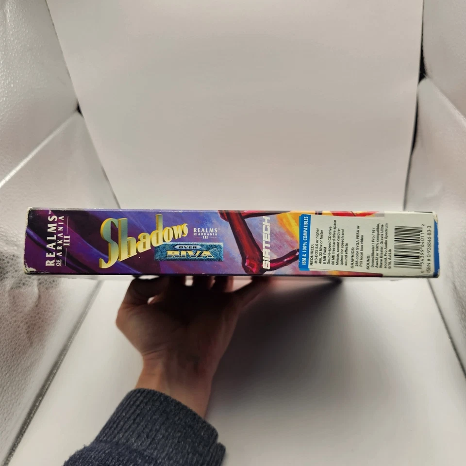 Realms of Arkania III Shadows Over Riva Big Box PC 1997 Complete In Box - Image 4 of 4