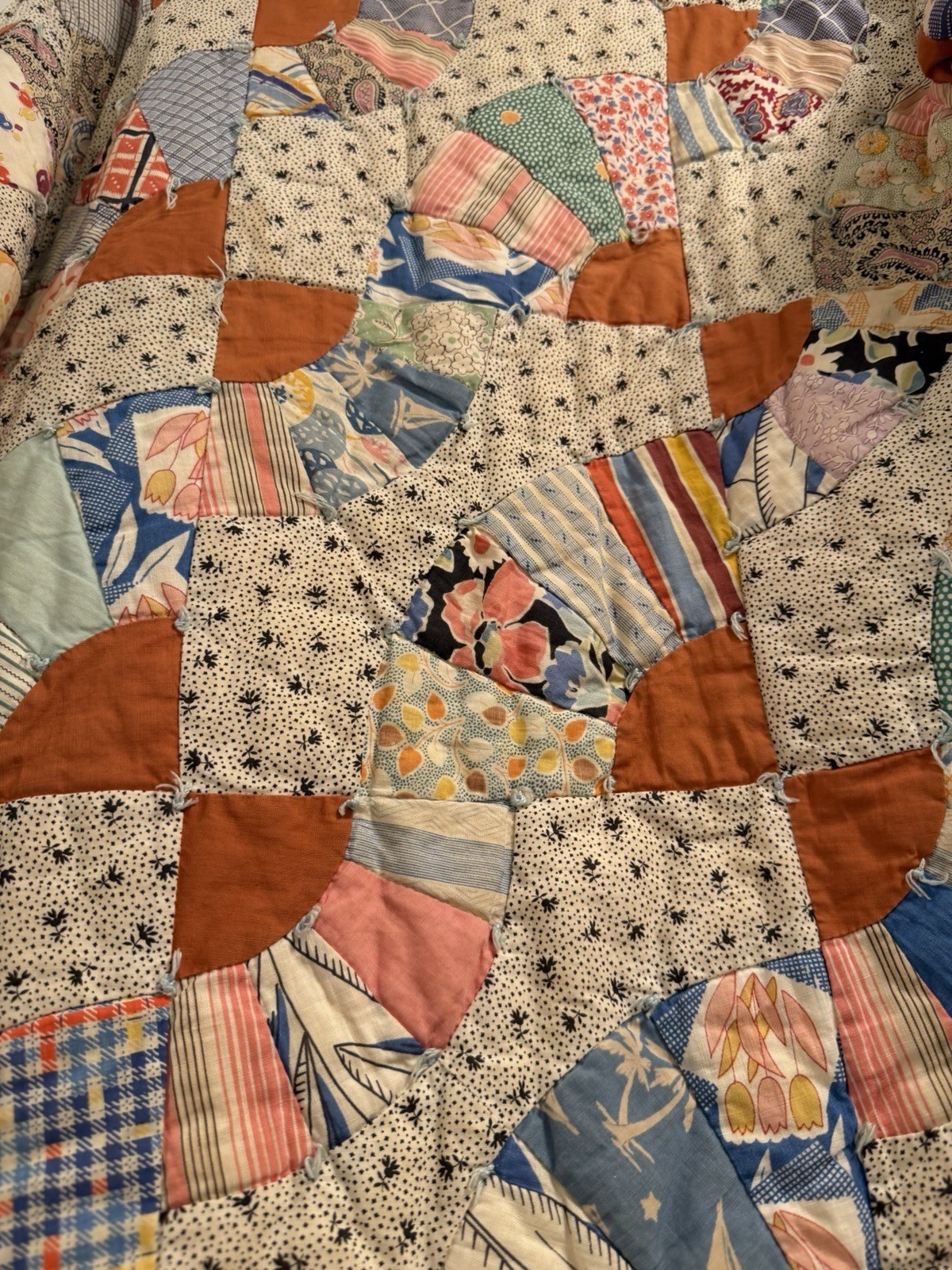 BODE Patchwork Quilted Jacket Multicolor Button P… - image 7