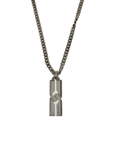 GUCCI SV950 Collana in argento con top da uomo usata