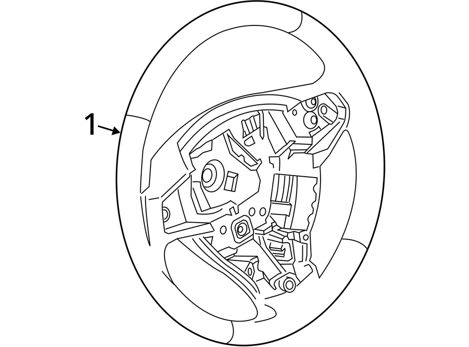 2012-2013 BMW 528i 535i 550i 740i 750i Steering Wheel M-Sport OEM Used Foto 4 de 4