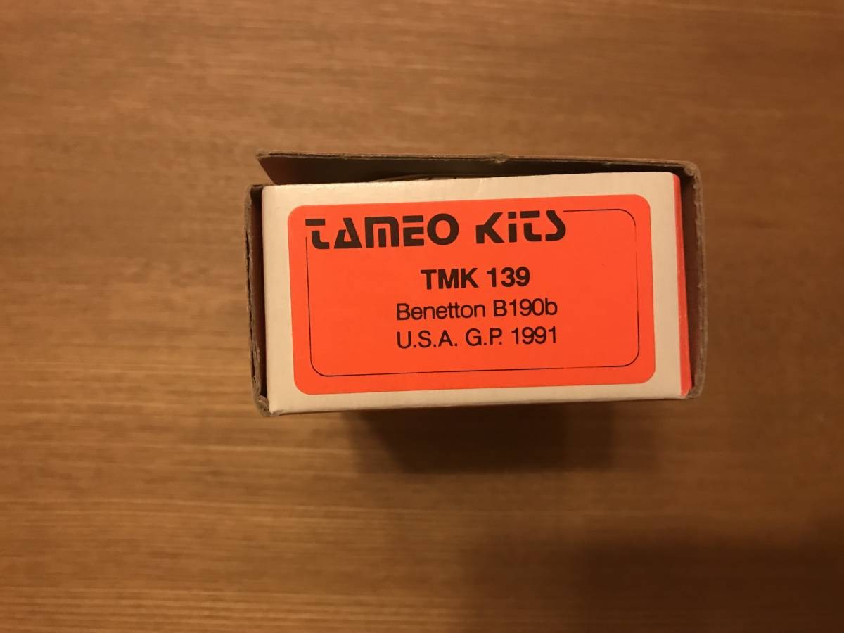 Tameo 1/43 Benetton B190B F1 Model NPique 1991 US GP 3rd Tameo 1/43 Benetton B190B F1 Model NPique 1991 US GP 3rd