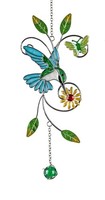 DekohäNger Eisvogel, Kolibri Blau L. 41Cm In Tiffany Optik Formano F25