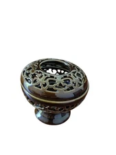 Vintage Antique Beautiful Incense Burner  Made In Hong Kong The Peninsula