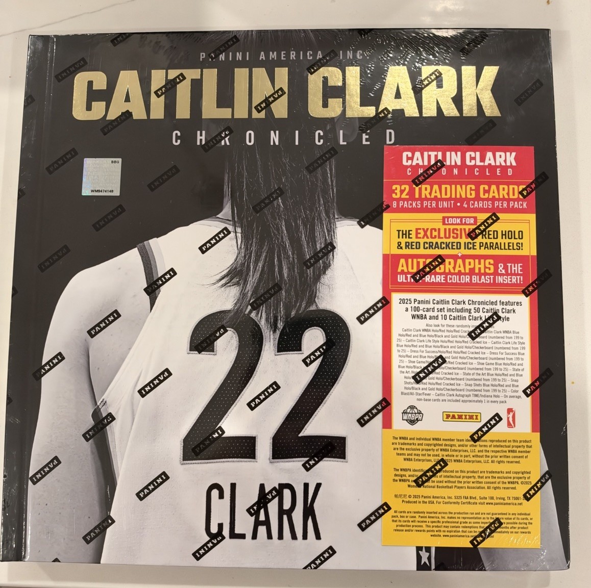 2025 Panini Caitlin Clark Chronicled Book  Factory Sealed Target Exclusive