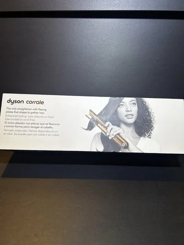 Dyson Corrale Hair Styler Straightener Cord Free Copper/Nickel Brand New
