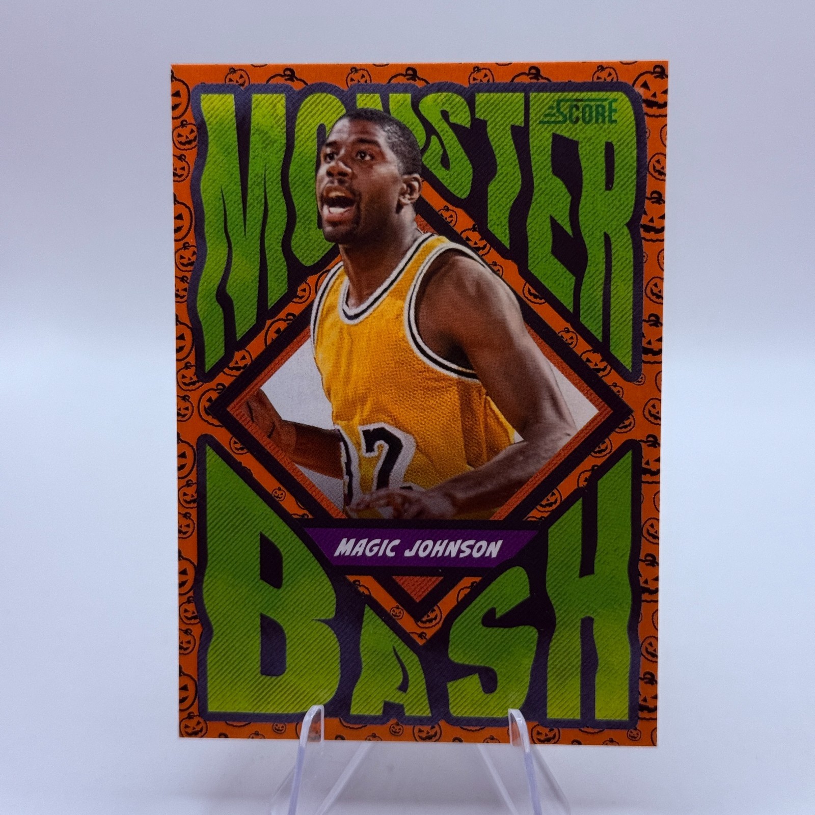 Magic Johnson 2026 Panini Score A Treat Monster Bash #271 Pumpkin LA Lakers Card