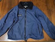 Vintage Columbia Men's L Blue/Black Full Zip Jacket Nylon Hiking 90  s