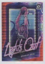 2020-21 Panini Donruss Optic Lights Out Red Pulsar Prizm Bradley Beal #2 7rf