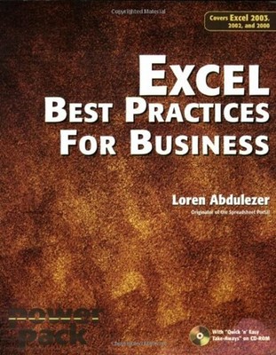 Excel Best Practices for Business : Covers Excel 2003, 2002, And