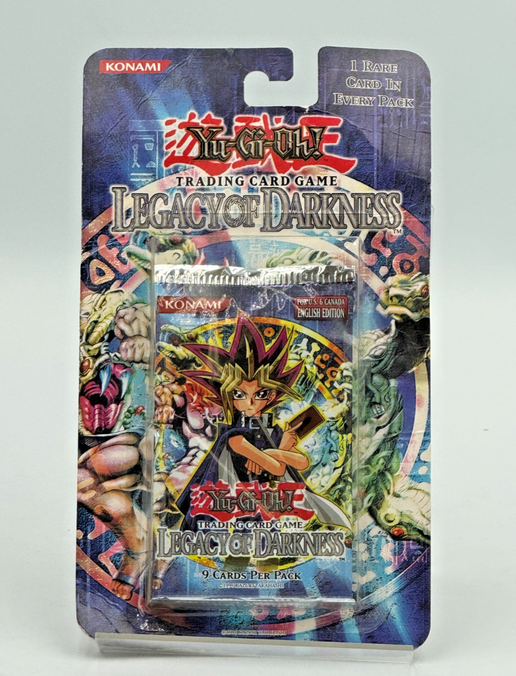 Blister Pack YuGiOh Legacy of Darkness trading card — raw and PSA graded price guide