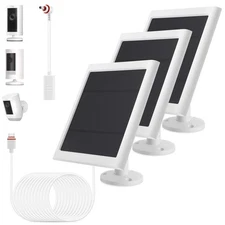 3 Pack - Solar Panel for Ring Camera, Compatible with Ring Spotlight Cam Plus...