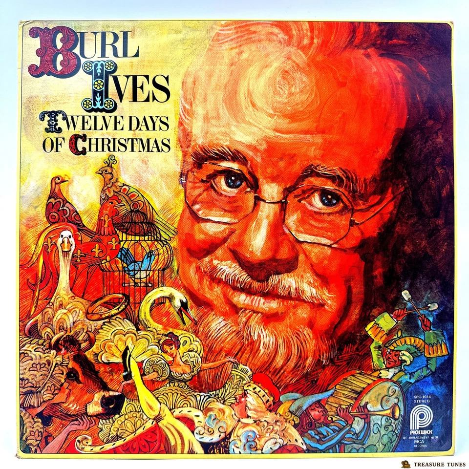 Burl Ives – Twelve Days Of Christmas Vinyl (LP, Album, Stereo) - Image 2 of 4