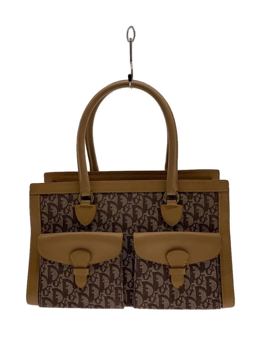 Sac à main trotteur Christian Dior BEG motif all over