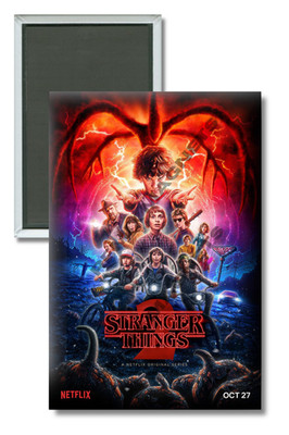 Stranger Things Netflix Season 2 2'' x 3'' Refrigerator Magnet